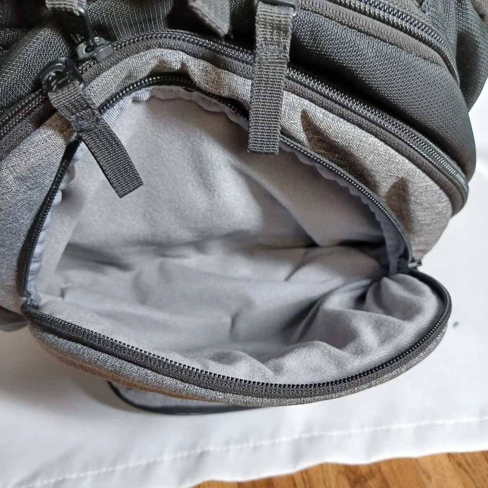 Under Armour Training Division Backpack Black Grey MOLLE Charged Cushioning Bag